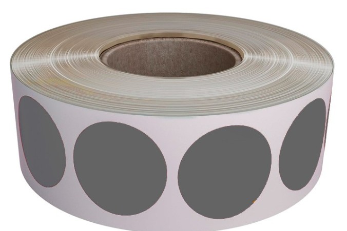 GOMETS INETA CÍRCULO GRANDE GRIS – ROLLO 1680 UDS