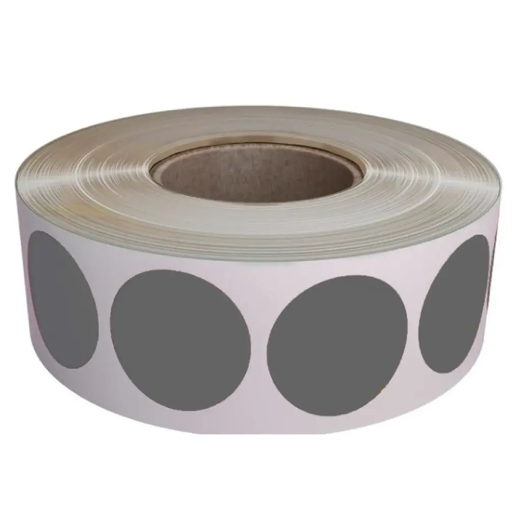 GOMETS INETA CÍRCULO GRANDE GRIS – ROLLO 1680 UDS