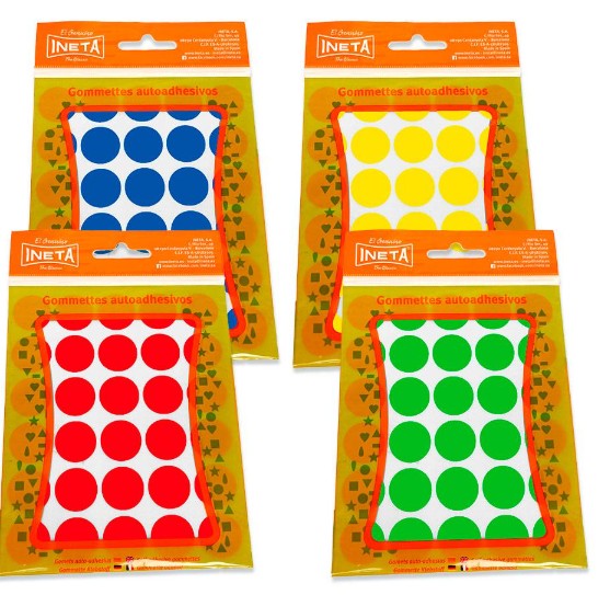 GOMETS INETA CÍRCULO GRANDE NEGRO – ROLLO 1680 UDS