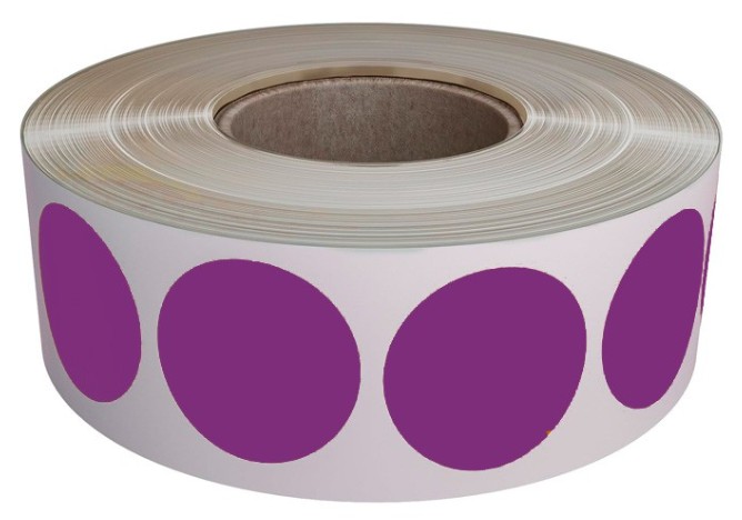 GOMETS INETA CÍRCULO GRANDE PURPURA – ROLLO 1680 UDS