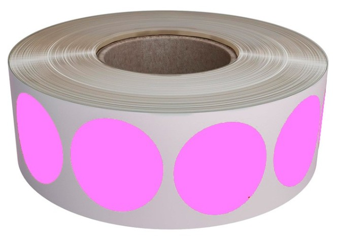 GOMETS INETA CÍRCULO GRANDE ROSA – ROLLO 1680 UDS