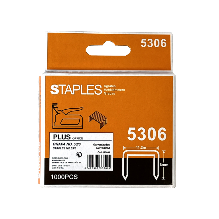 GRAPAS PLUS 53/6 PLATEADAS CJ1