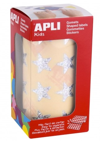 GOMETS ESTRELLAS 19,5 MM HOLOGRÁFICOS ROLLO