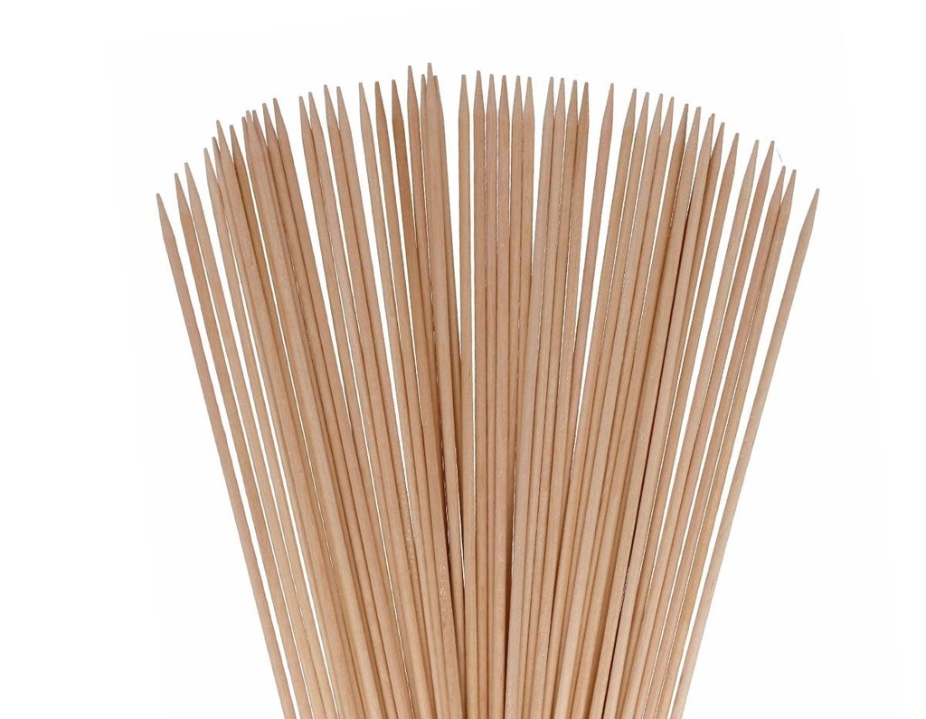 BASTONES PINCHO DE MADERA INSPIRO 200 × 2,5 MM (BROCHETAS, CATERING Y MANUALIDADES)