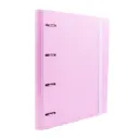 CARPEBLOCK 4 ANILLAS RAYLU PAPER A4  ROSA PASTEL 