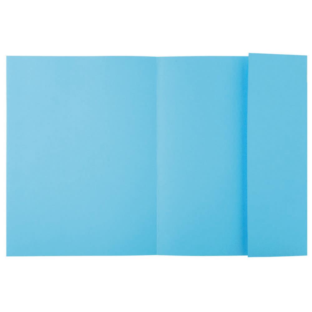 SUBCARPETAS A4 1 SOLAPA – CARTULINA 210 G/M² – AZUL – PACK 50 UDS
