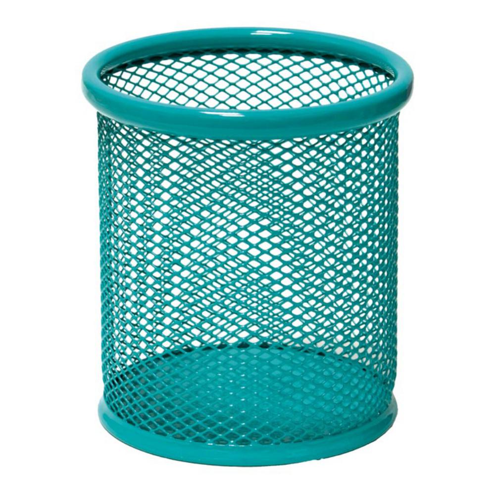 CUBILETE PORTALÁPICES METÁLICO DE REJILLA RAYLU 190 TURQUESA