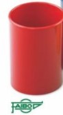 CUBILETE PORTALAPICES ROJO OPACO FAIBO  PLÁSTICO 