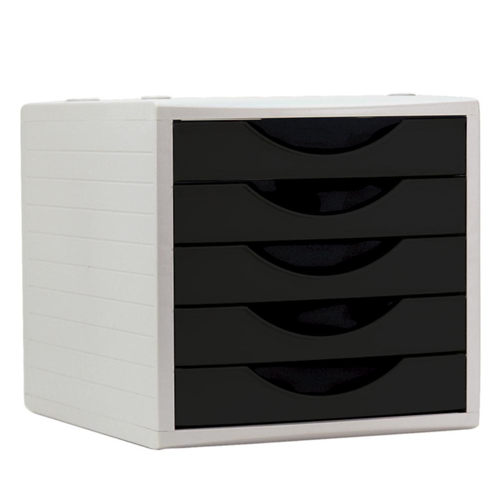 MÓDULO ARCHIVOTEC CON 5 CAJONES NEGRO