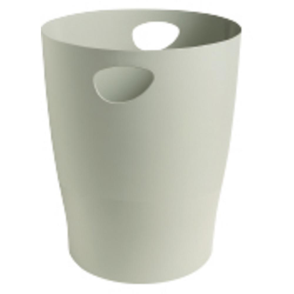 PAPELERA EXACOMPTA ECOBLACK – 15 LITROS – GRIS