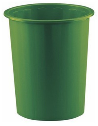 PAPELERA FAIBO DE PLÁSTICO 14 L – VERDE (Ø310×280 MM)