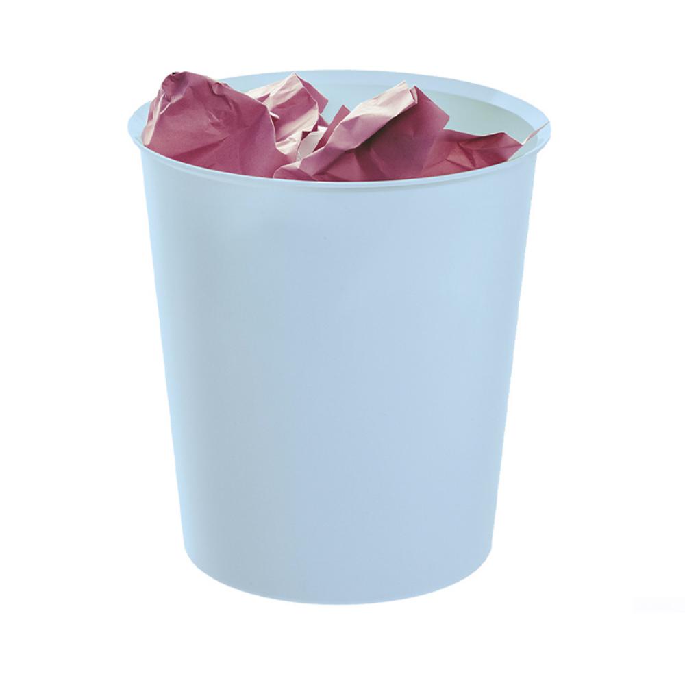 PAPELERA SOSTENIBLE AZUL PASTEL ARCHIVO 2000 ECOGREEN – 18 LITROS