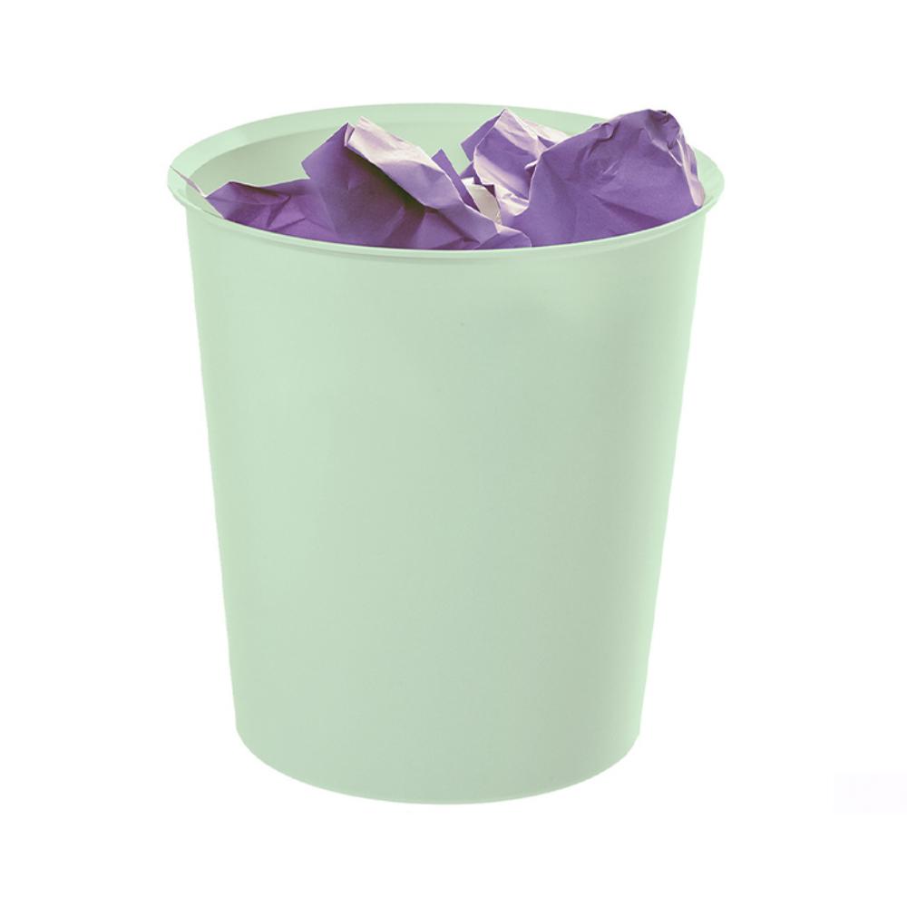 PAPELERA SOSTENIBLE VERDE PASTEL ARCHIVO 2000 ECOGREEN – 18 LITROS