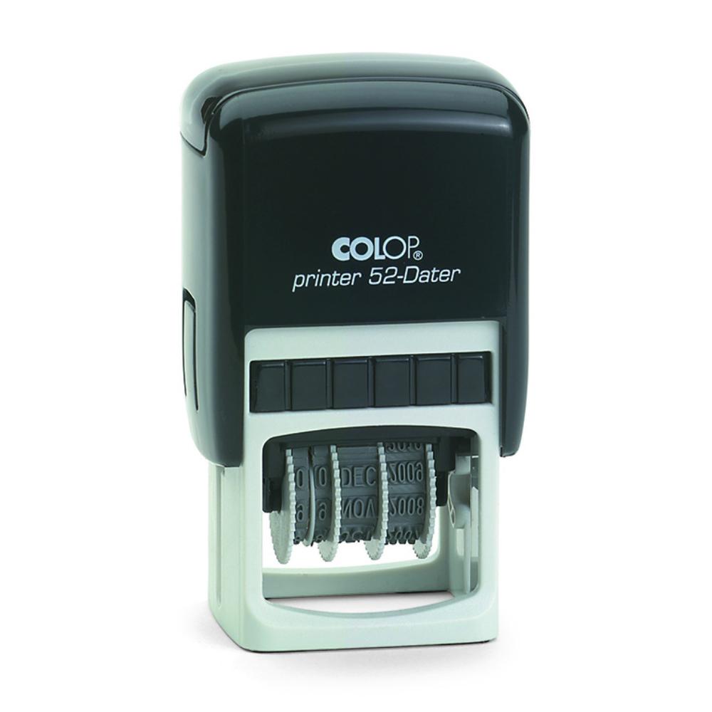 SELLO AUTOMÁTICO COLOP DATER RECTANGULAR P-52 20X30 MM