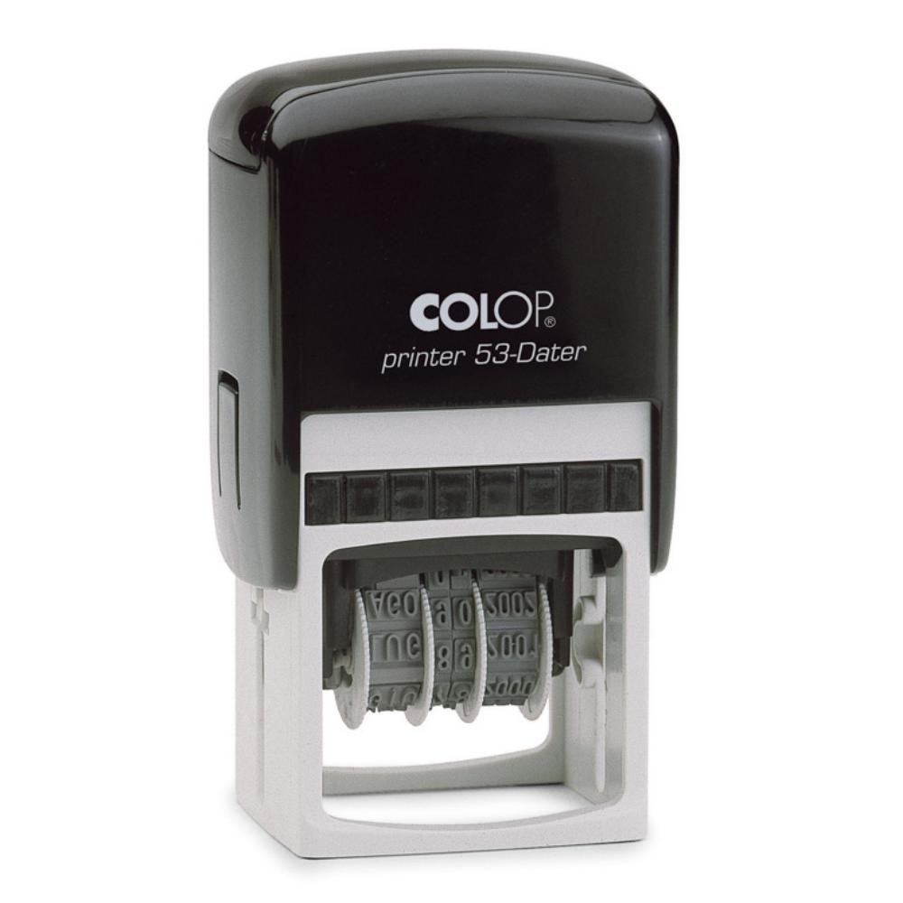 SELLO AUTOMÁTICO COLOP DATER RECTANGULAR P-53 30X45 MM