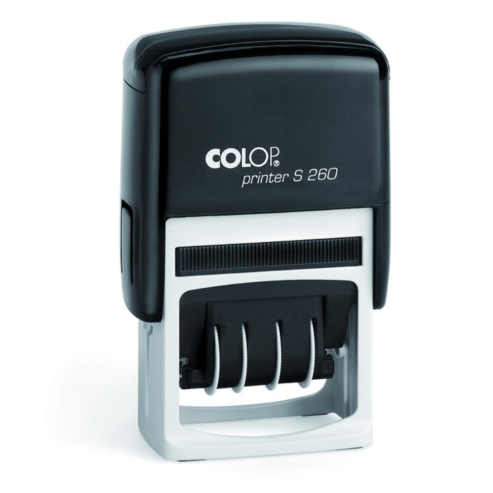 SELLO AUTOMÁTICO COLOP DATER RECTANGULAR P-S260 24X45 MM