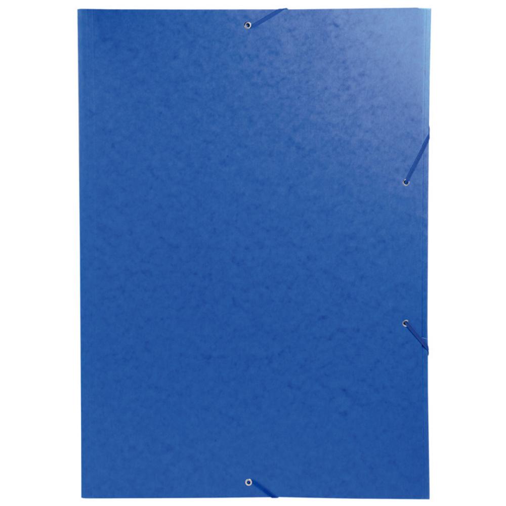 CARPETA EXACOMPTA NATURE FUTURE A3 (AZUL) · CARTULINA 216 g · 3 SOLAPAS · GOMAS · CAPACIDAD 100 HOJAS