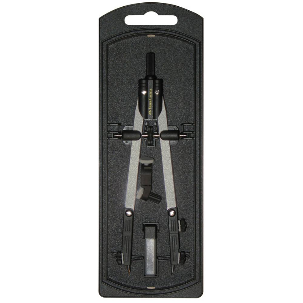 COMPÁS FABER-CASTELL 32722-8 – BIGOTERA, 17 CM, ESTUCHE