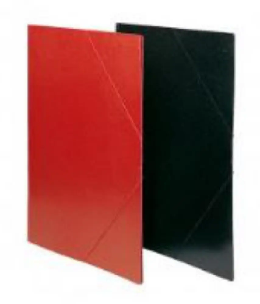 CARPETA DIBUJO PLUS OFFICE A2 ROJA · CARTÓN FORRADO · CON GOMAS · SIN SOLAPAS