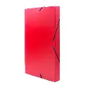 CARPETA PROYECTO RAYLU PAPER A4 LOMO 30 MM ROJO CIERRE CON GOMAS