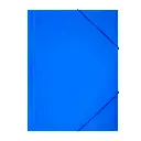 CARPETA PP RAYLU PAPER A3 CON GOMAS Y SOLAPAS AZUL 