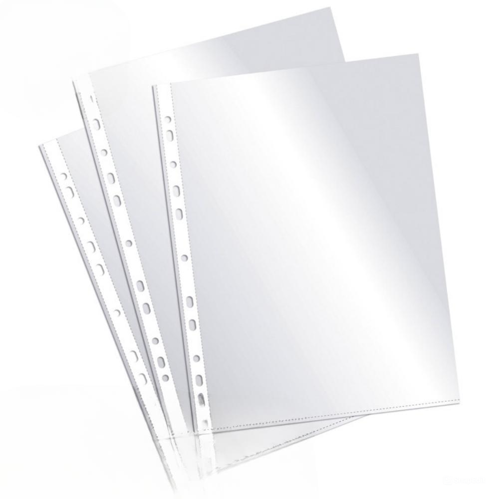 FUNDAS MULTITALADRO FOLIO 120 MICRAS (100 UNIDADES, TRANSPARENTE CRISTAL) RAYLU