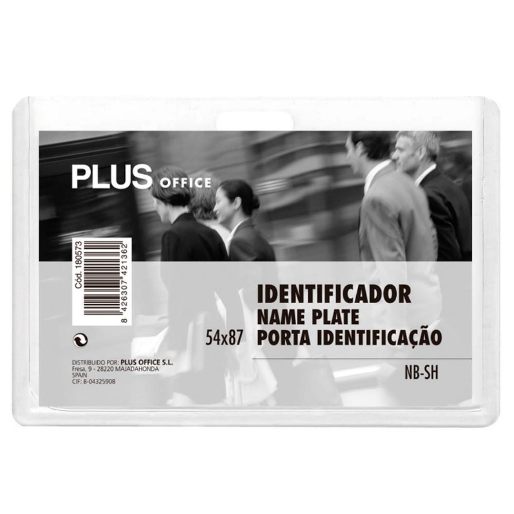 FUNDA PORTACARNET PP RÍGIDO HORIZONTAL 54 X 87 MM CON PINZA