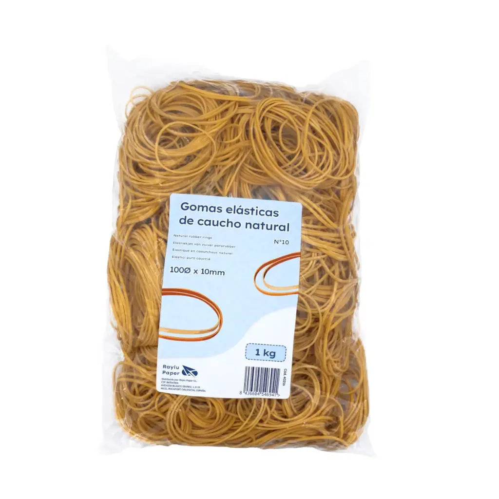 ANILLOS DE CAUCHO Nº10 RAYLU BOLSA 1 KILO