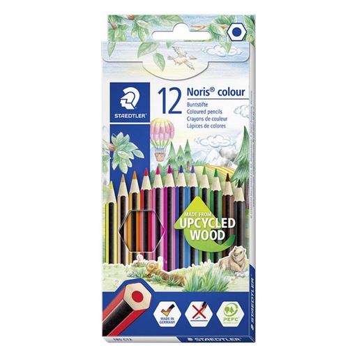 [649280] LÁPICES DE COLORES STAEDTLER WOOD ECOLÓGICOS 12 COLORES 