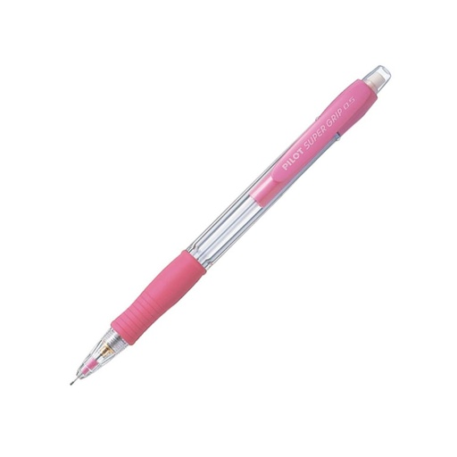 [119331] PORTAMINAS PILOT SUPER GRIP ROSA 0,5 MM – SUJECIÓN DE CAUCHO