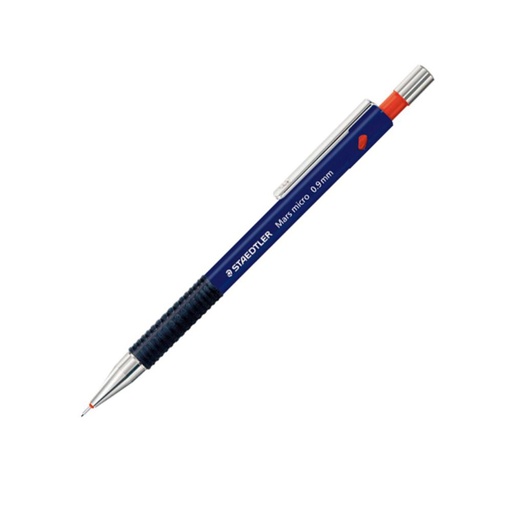 [080077] PORTAMINAS STAEDTLER MARS MICRO 0,9 MM – SUJECIÓN DE CAUCHO Y COMPONENTES METÁLICOS