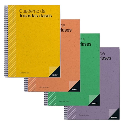 [028465] CUADERNO ADDITIO CLASES PROFESOR CASTELLANO A4 (136 PÁGINAS) – P222