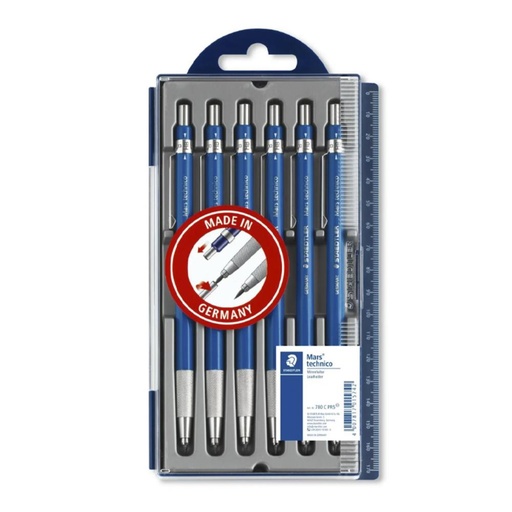 [119722] PORTAMINAS STAEDTLER MARS TECHNICO 780C – RECARGABLE, MINA 2 MM HB