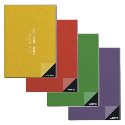 [028460] CUADERNO DE PROGRAMACIÓN ADDITIO A4 CATALAN  P201