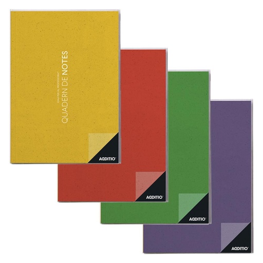 [028772] CUADERNO NOTAS ADDITIO A4 CATALÁN (COLORES SURTIDOS) – P111