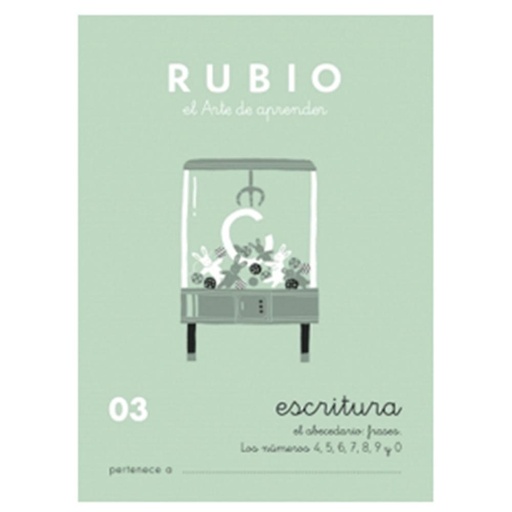 [630319] CUADERNO RUBIO 03 ESCRITURA 
