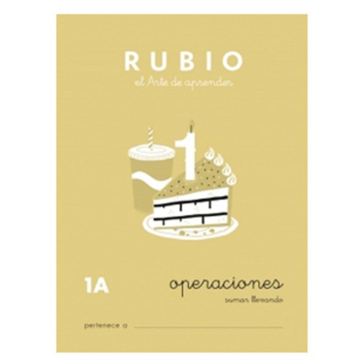 [630292] CUADERNO RUBIO 1A OPERACIONES – SUMAS LLEVANDO (A5, 20 PÁGINAS, COLOR)