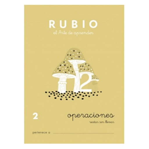 [630293] CUADERNO RUBIO 2 OPERACIONES – RESTAS SIN LLEVAR (A5, 20 PÁGINAS, COLOR)