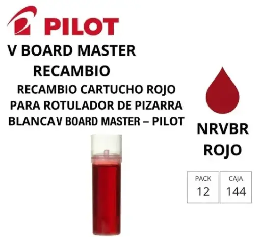 [119166] RECAMBIO PILOT V BOARD MASTER ROJO