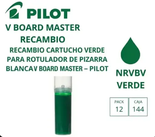 [119168] RECAMBIO PILOT V BOARD MASTER VERDE 