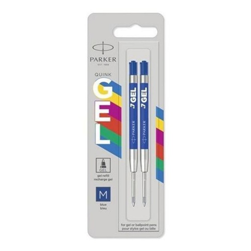 [118381] RECAMBIO JOTTER – PUNTA MEDIA, TINTA GEL NEGRO (BLISTER 2 UNIDADES)