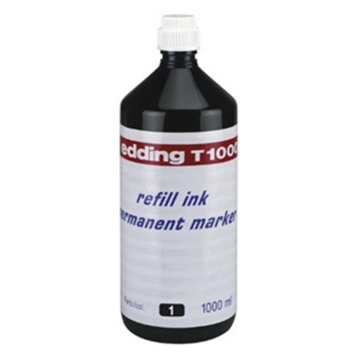 [119834] TINTA EEDING NEGRA T-1000 PARA ROTULADOR EDDING 1000 ML
