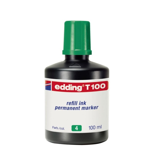 [119836] TINTA EEDING VERDET-100 PARA ROTULADOR EDDING 100 ML
