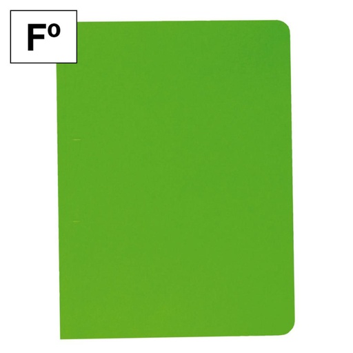 [180014] SUBCARPETAS FOLIO DE CARTULINA CON AGUJEROS PARA FASTENER –VERDE  200 G/M² RAYLU