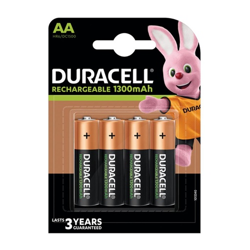[749663] PILAS DURACELL RECARG. AA BLISTER 4 UDS