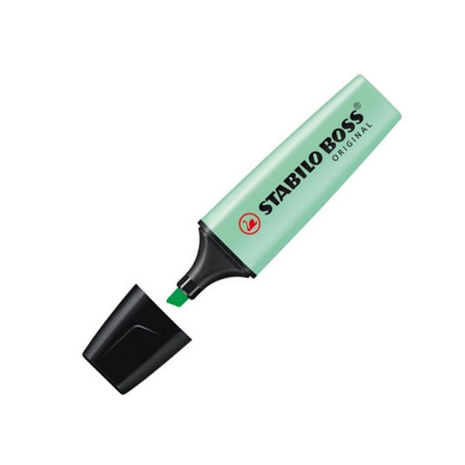 [118768] ROTULADOR STABILO BOSS PASTEL FLUORESCENTE 70 – PIZCA DE MENTA