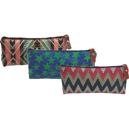 [685411] PORTATODO CAMPUS NYLON T.CUERO