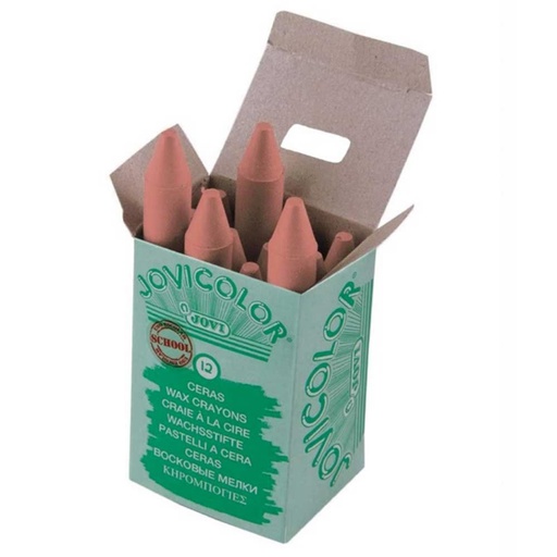 [649427] CERAS JOVICOLOR CARNE · ESTUCHE 12 UDS · NO MANCHAN · SIN OLORES · MUY RESISTENTES · TRAZO SUAVE