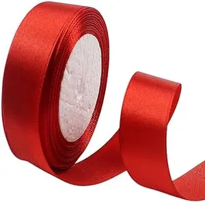 [70033] CINTA DE RASO ROJO 20MM×22M SATINADO