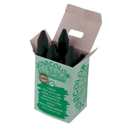 [649423] CERAS JOVICOLOR NEGRO ESTUCHE 12 UDS